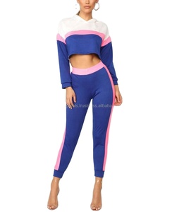 Nouveau Dernier Vente en Gros Pas Cher Nouvel Arrivage Ensemble Causal Survêtement Femmes Grande Taille 2 Pièces Ensemble Tops Pantalon Survêtement Respirant - Product Image 1