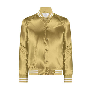 Satin <b>Bomber</b> <b>Jackets</b> Customize Design High Quality Wholesale Satin with Lining <b>Baseball</b> <b>Bomber</b> <b>Jackets</b> - Product Image 1