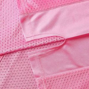 Blank <b>Football</b> Jersey Mens Outdoor Sports Clothing Training <b>Tops</b> Breathable Quick Drying American Soccer Shirt <b>Pink</b> - Product Image 2