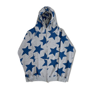 2023 automne/hiver nouveau produit masqué sweat à capuche foncé 360g velours épaissi fermeture éclair à capuche broderie Logo sweats à capuche pour hommes - Product Image 1