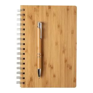 Quaderno Promozionale Sostenibile in Bambù Shiyama, Articolo Ecologico per Merchandising - Product Image 6