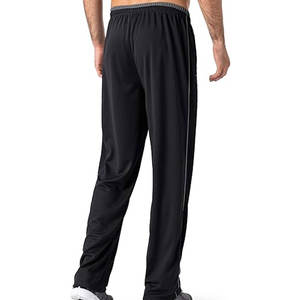 กางเกงวอร์มผ้าคอตตอนสำหรับผู้ชาย, กางเกงวอร์มผ้าคอตตอน100% เอวยางยืดระบายอากาศกันลมทรงหลวมออกแบบได้ตามต้องการ - Product Image 2