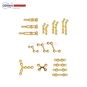 Implantes de Cirugía Ortognática, Placa Doble, Clip Recto, Instrumentos de Cirugía Maxilofacial, Certificación CE Clase II - Product Image 1
