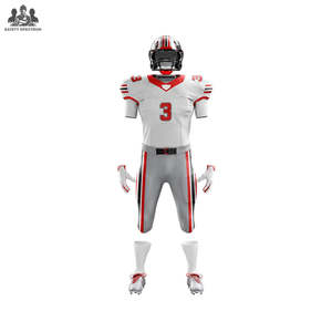 Uniforme de Fútbol Americano OEM |   Conjunto de Camiseta y Pantalones Personalizados para Equipo |   Camiseta transpirable de manga corta para tallas grandes |   Exportación al por Mayor - Product Image 3