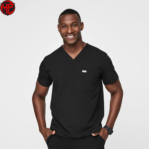 Gran oferta, uniforme de enfermera de tela suave lavable antiarrugas, uniforme de Hospital, uniformes médicos para mujer, conjuntos de uniformes para correr, par - Product Image 2
