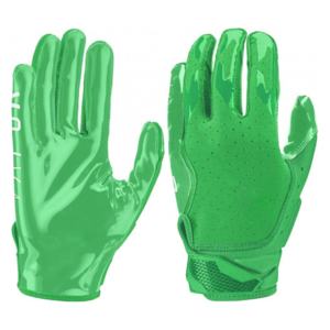 Gants de football américain personnalisés pour jeunes adultes gant récepteur en cuir super collant populaire paume respirante poignée colorée - Product Image 3