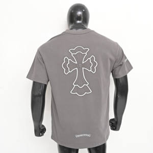 เสื้อยืดผู้ชายแฟชั่นปักโลโก้สไตล์วินเทจพลัสไซส์ระบายอากาศได้ดี - Product Image 5