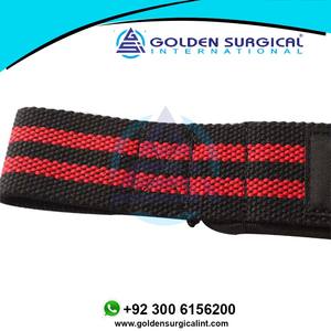 Bretelles d'haltérophilie Fitness musculation entraînement Gym Cross fit enveloppes de levage réglables bandes de poignée flexibles antidérapantes - Product Image 6