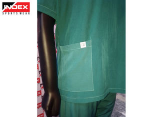 Trajes médicos de enfermera personalizados de manga corta, uniformes médicos, conjuntos médicos de hospital, ropa de trabajo con logotipo y diseño personalizados al por mayor - Product Image 2