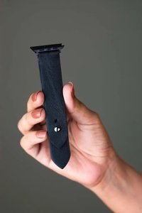 สายนาฬิกาหนังสีดำสำหรับผู้หญิงสายนาฬิกาหนังแท้ปรับแต่งได้คุณภาพสูงมีหลายขนาดให้เลือกใช้กับหนังวัวซ่อน - Product Image 3