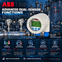 Transmetteur de température ABB TTF300 100 % original, à montage sur site, 4-20 mA HART, double capteur RTD Pt100, thermocouple, transmetteur de processus