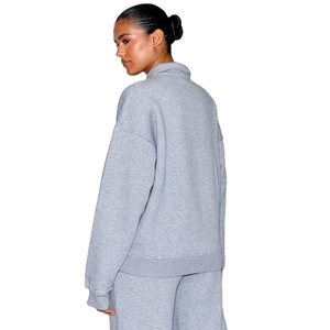 Casual mujer botón sudadera acogedor algodón polar manga larga suave cómodo ropa al por mayor - Product Image 5