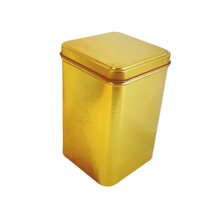 Caja de lata de té y café de metal de grado alimenticio personalizada con tapa a bajo precio estándar de exportador superior - Product Image 3