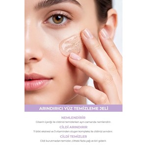 GentleWash Gel Limpiador Facial Vegano de 200 ml con Vitamina B5 Hidratante para Todo Tipo de Piel - Product Image 4