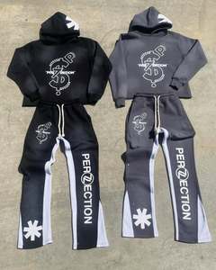 Qualité supérieure Meilleure vente Hommes Hiver Décontracté Écologique 100% Coton Respirant Survêtements Couleur Unie Confortable - Product Image 6