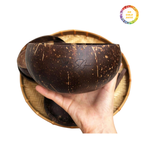 Tazón de Cáscara de Coco, Vajilla de Estilo Ecológico, Acabado Resistente, Superficie Lisa, Ideal para Servir Alimentos, Regalos y Pedidos al por Mayor - Product Image 6