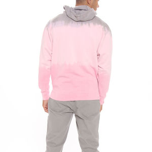 Sudadera con capucha informal de mezcla de algodón para hombre, sudadera con estampado Tie-Dye con solapa bordada, básicos de invierno - Product Image 4