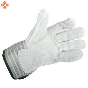 ถุงมือนิรภัยหนังแกะสีเหลืองสำหรับงานหนักป้องกันการลื่นและทนต่อการสึกหรอ - Product Image 5