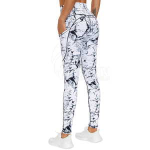 Dernier modèle de legging personnalisé pour femmes Vente entière de leggings pour femmes de taille décontractée pour entraînement sportif Leggings légers pour femmes - Product Image 5
