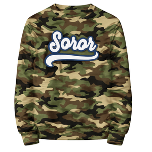 Sudadera con Cuello Redondo Camo 20 Zeta Phi Beta Soror, Invierno, Inspirada en los Fundadores de 1920, Hermandad Griega, Mujeridad Superior - Product Image 3