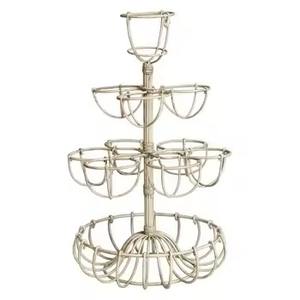 Rustic Chicken <b>Wire</b> <b>Basket</b> for Eggs and Utensils Hen Shape Metal Holder for Kitchen or Home - Product Image 2