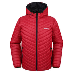 แจ็กเก็ตแฟชั่นสำหรับผู้ชายให้ความอบอุ่นในฤดูหนาวแจ็กเก็ตขนเป็ดบุฟองน้ำเงาวาวออกแบบโลโก้ได้ตามต้องการ - Product Image 2