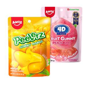 Amos Peelerz Gummy Mango, Gommes à saveur de mangue en gros de qualité supérieure, vente directe d'usine, vente chaude, collation de bonbons de la meilleure qualité - Product Image 4