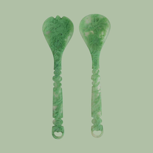 Juego de cuchara Tenedor de resina hecha a mano de alta calidad, logotipo personalizado altamente pulido, utensilios de cocina muy demandados, precio de fábrica India - Product Image 1