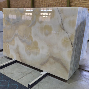 Dalles de marbre onyx de luxe pour salles de bain, destinées aux projets d'intérieur au Golfe, aux États-Unis et en Chine - Product Image 3