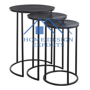 Último diseño mesa auxiliar de aluminio para decoración de sala de estar al por mayor precio bajo mesa de centro de aluminio para decoración interior y exterior - Product Image 6