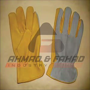 Gants de travail en cuir fendu de haute qualité - Product Image 3