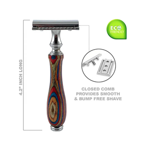 Rasoir de sécurité réglable extra robuste pour hommes, outil de rasage classique multicolore avec nouvelle technologie ANAAIF - Product Image 5