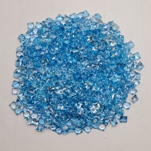 Gemas Mehrajudin, Topacio Azul Natural de Corte Princesa de 3MM, Gema Suelta para Joyería, Certificación de Terceros, 0.10-0.70 Quilates - Product Image 4