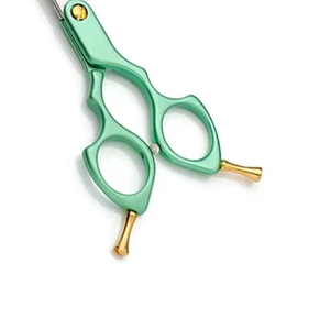 Ciseaux de toilettage pour animaux de compagnie en acier inoxydable portable en gros pointe de sécurité chiens chats animaux de compagnie cisailles à cheveux fournitures zone cible cheveux - Product Image 4