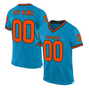 เสื้อฟุตบอลย้อนยุคสีน้ำเงินลายเสือดำแบบยูนิเซ็กส์ ระบายอากาศได้ดี ไซส์พลัส - Product Image 3