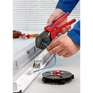 KNIPEX 250 mm Length MultiCrimp <b>Crimping</b> Pliers with 5 Interchangeable Dies for <b>Wire</b> <b>Crimping</b> - Product Image 6