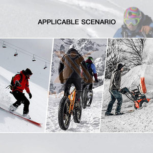 Heavy Duty Low MOQ Customizable <b>Ski</b> Motor <b>Gloves</b>-Waterproof Unisex Winter <b>Gloves</b> with Adjustable Strap & Non-Slip Design - Product Image 4
