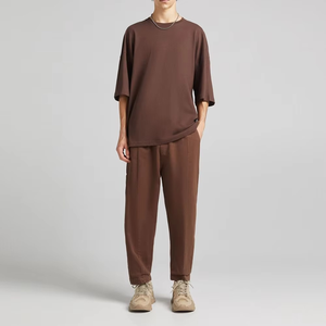 Pantalones apilados baratos con logotipo personalizado de diseño de verano para hombre, recién llegados, superventas, pantalones para correr con ropa activa, ropa informal para hombre - Product Image 3