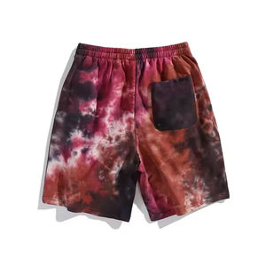 <b>Men's</b> Vintage Solid Pattern Fitness <b>Shorts</b> Custom Logo Eco-friendly Cotton Polyester Mesh Anti-Wrinkle Casual Digital Printing - Product Image 5