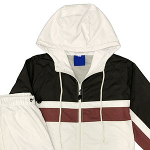 Ensemble coupe-vent deux pièces du fabricant Streetwear en nylon zippé Ensemble coupe-vent de survêtement de haute qualité - Product Image 4