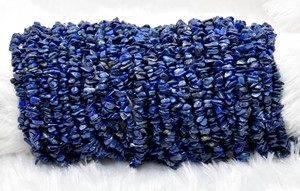 Hot Selling Lapis Lazuli Uncut Chip Beads Natural Crystal <b>Stone</b> For Healing Jewelry MAking - Product Image 3