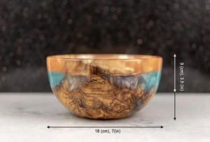 Caliente nueva llegada resina epoxi de gran calidad y ensaladera de Acacia de madera Natural juego redondo cuenco para servir comida 2024 - Product Image 5