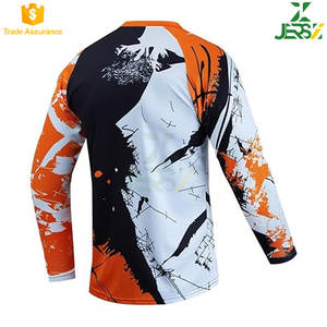 Camiseta de Motociclismo Personalizada Transpirable para Adultos, Camisetas de Compresión Sublimadas, Motocross de Montaña, Pesca, 180g, Todas las Temporadas, % Poliéster - Product Image 2