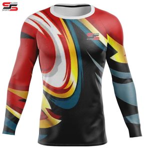 2025/26 últimos diseños de camisas de compresión unisex en tarifa barata al por mayor con sus propios diseños y estilos de Pakistán - Product Image 5