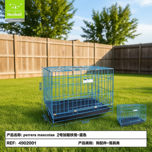 Wholesale Heavy-Duty Thickened Metal Dog Kennel Strong Pet <b>Crate</b> for Dogs Basic Pet Cage From Manufacturer - Product Image 3