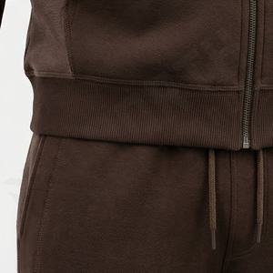 Ensemble de survêtement pour homme élégant, surdimensionné, respirant, jogging, vente en gros, ensemble deux pièces, sweat-shirt et pantalon, logo personnalisé, costume de sport décontracté - Product Image 6