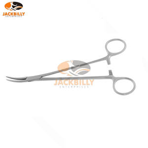 คีมหลอดเลือดแบบฮัลสเต็ดแบบโค้ง18.0ซม. ที่หนีบห้ามเลือดเครื่องมือทางการแพทย์ควบคุมหลอดเลือด - Product Image 6