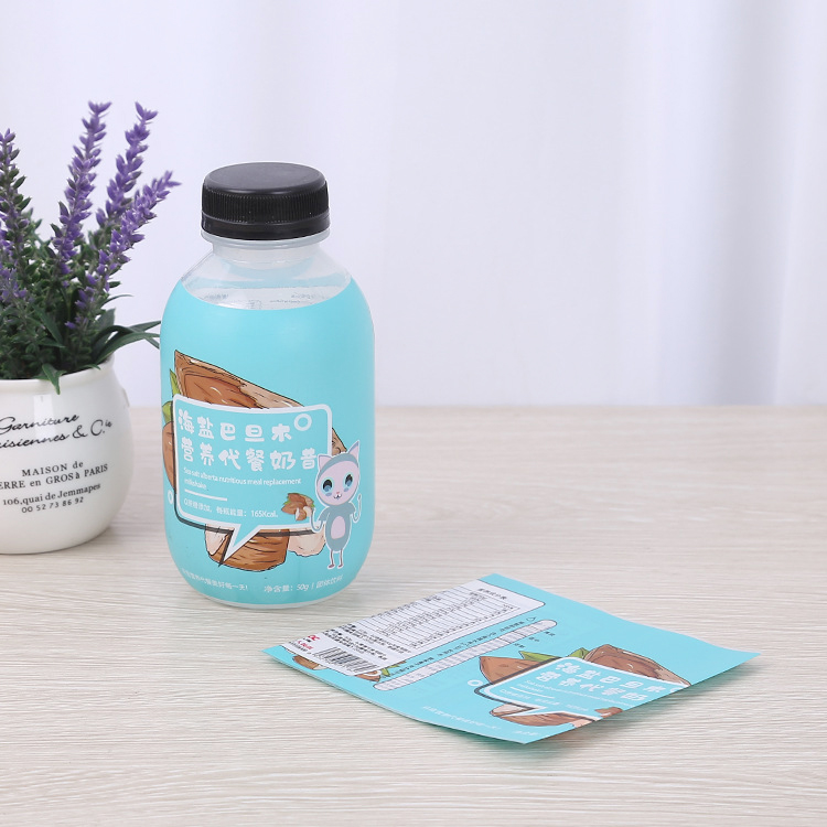 GH-Printing Customized Heat Shrink Sleeve Plastic Film PVC Waterproof Shrink Film for milk