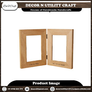 Marcos de fotos de madera tallada a mano para montaje en pared y exhibición de mesas marcos de fotos personalizados únicos para grabado - Product Image 6