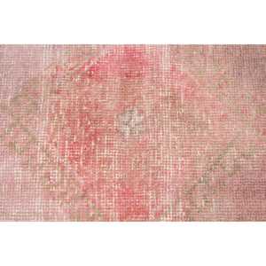 3.3x8.1 ft Rug, Turkish Vintage Rug, <b>Red</b> Southwestern <b>Wool</b> Rug - Product Image 4